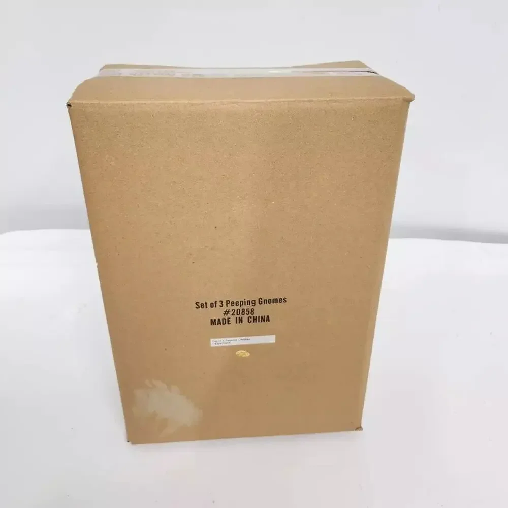 New Set of 3 Peeping Gnomes Garden Statues - Whimsical Fairy Garden Decor - Picture 6 of 6